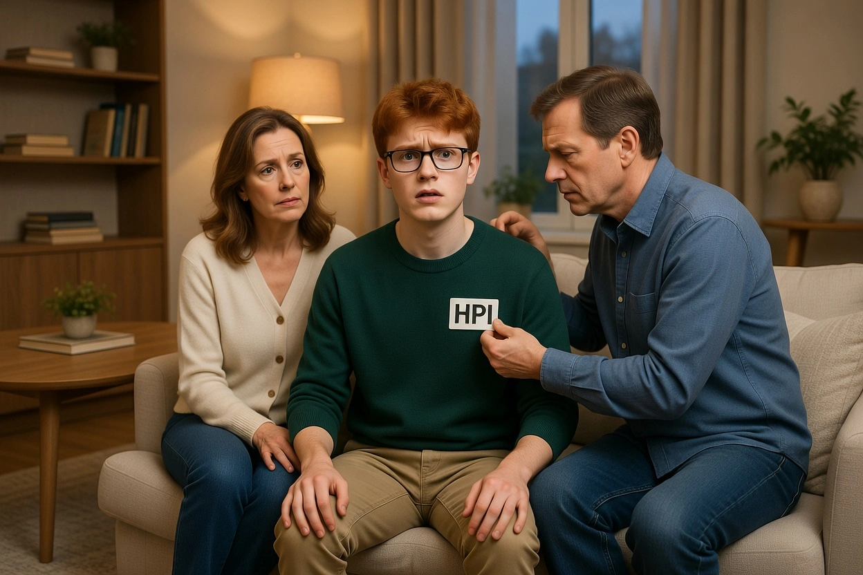 Jeune HPI à qui on colle une étiquette HPI