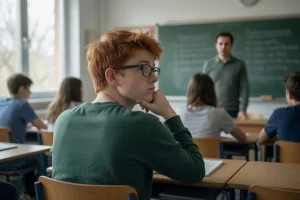 incluZive Un adolescent roux, HPI, est inattentif en classe. Son enseignant est agacé. HPI